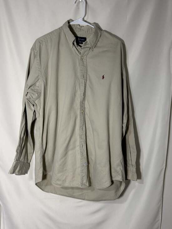 Lauren Ralph Lauren Tops - Lauren Ralph Lauren Button Down Shirt Tan